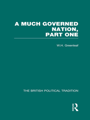 cover image of Much Governed Nation Pt1 Vol 3